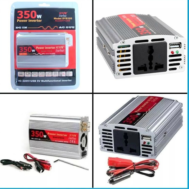 INVERSOR CORRIENTE AUTO 12V A 220V USB 350W SANTOFA ELECTRONICS POWER - 2