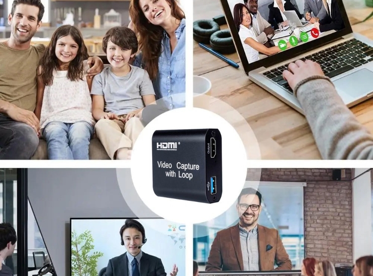 CAPTURADO DE VIDEO USB 3.0 HDMI CAPTURE CON LOOP OUT 4K 2K SANTOFA ELECTRONICS S1482 - 6
