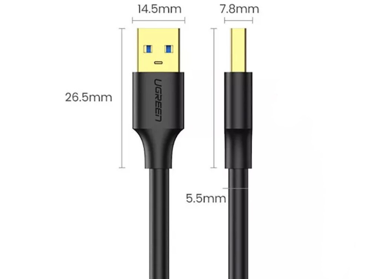 3-Feet USB 2.0 A Male To Micro B 5pin Male 28/24AW... - Grandado
