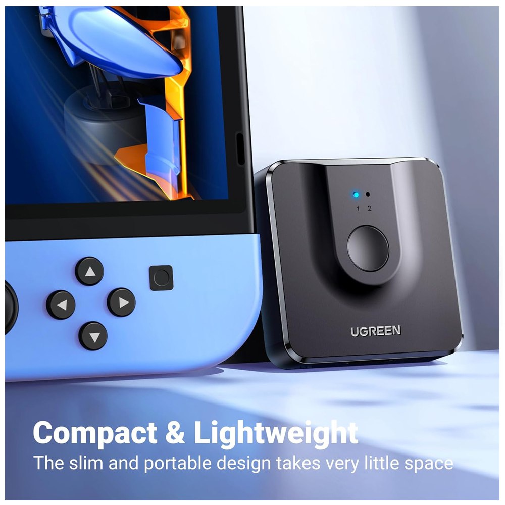 INTERRUPTOR UGREEN HDMI BIDIRECCIONAL 2 EN 1 SPLITTER Y SWITCH 4K 60HZ SANTOFA ELECTRONICS - 6