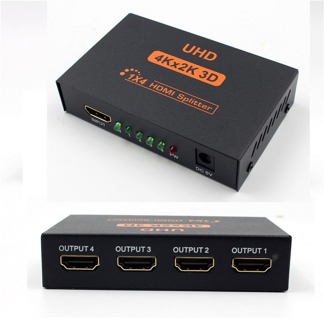 SPLITTER HDMI 1X4 1.4 FULL HD 4K MULTIPLICA SEÑAL CONECTA 4TV SANTOFA ELECTRONICS - 3
