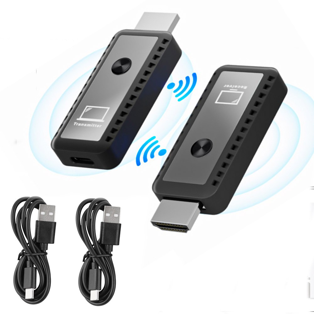 EXTENDER HDMI INALÁMBRICO 30 METROS EMISOR Y RECEPTOR VIDEO SANTOFA ELECTRONICS S1903 - 1