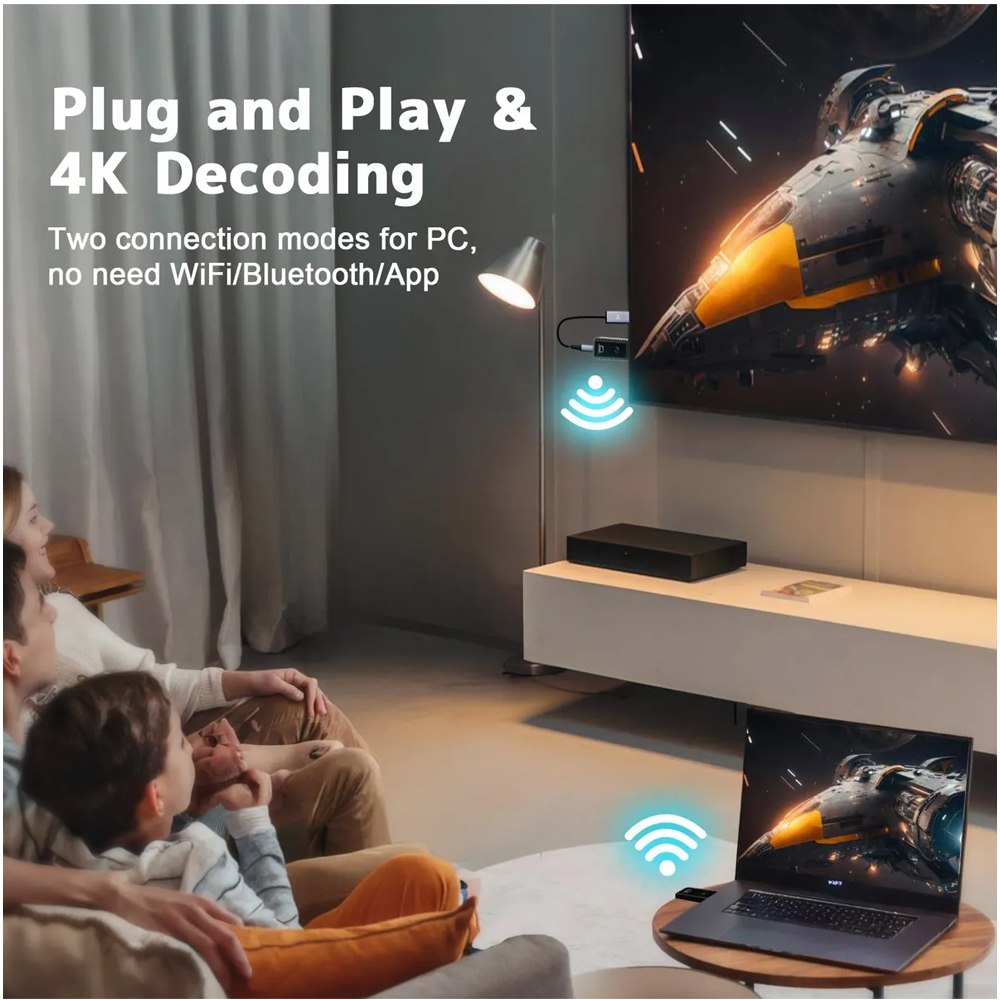 EXTENDER HDMI INALÁMBRICO 30 METROS EMISOR Y RECEPTOR VIDEO SANTOFA ELECTRONICS S1903 - 2