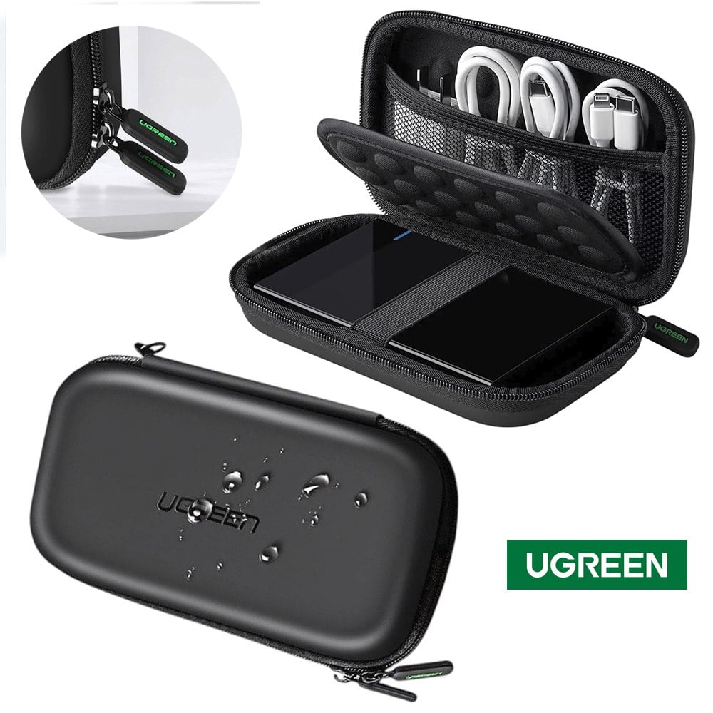 FUNDA ANTI GOLPES CASE DISCO DURO EXTERNO 2.5 UGREEN EVA SANTOFA ELECTRONICS S1905 - 1