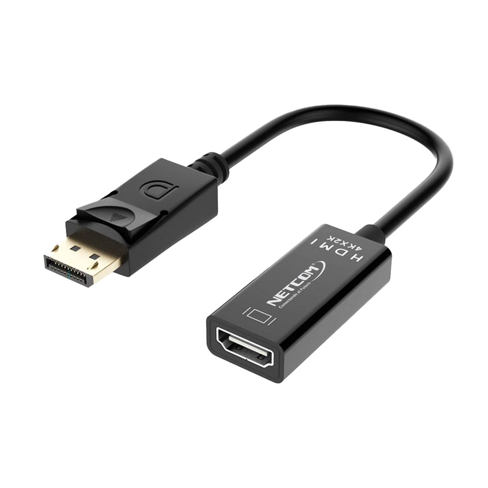 ADAPTADOR CONVERTIDOR DISPLAYPORT A HDMI NETCOM 4K ULTRA HD SANTOFA ELECTRONICS S1933 - 5