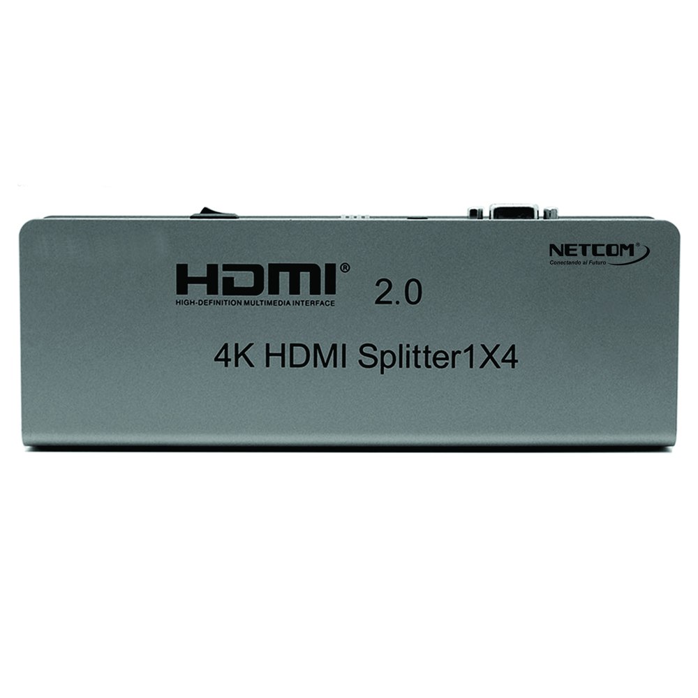 SPLITTER HDMI 1X4 METALICO 2.0 4K 60HZ 4 PANTALLAS ULTRA HD RS232 SANTOFA ELECTRONICS - 2