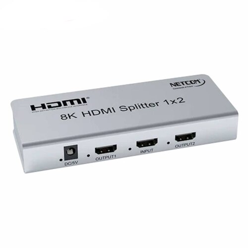 SPLITTER HDMI 1X2 METALICO 2.1 8K 60HZ 2 PANTALLAS HDCP 2.3 RS232 SANTOFA ELECTRONICS - 4