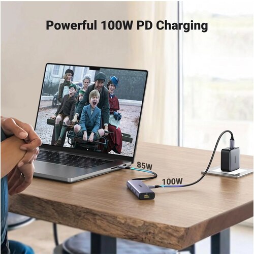 UGREEN 15598 REVODOK HUB USB-C 6 EN 1 100W HDMI 4K RJ45 1000MBPS SANTOFA ELECTRONICS S1940 - 7