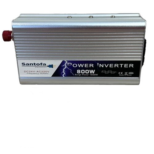 INVERSOR DE CORRIENTE PARA AUTO DE 24V A 220V USB 800W SANTOFA ELECTRONICS S1948 - 1