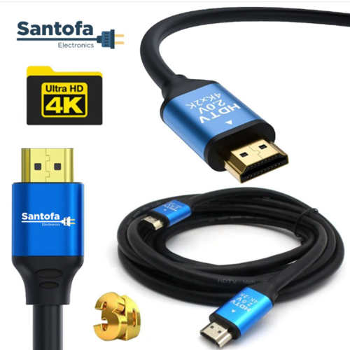 CABLE HDMI 2.0 3 METROS SANTOFA ULTRA HD 3D 4K 60HZ 2160P PVC SANTOFA ELECTRONICS  S1303 - 3