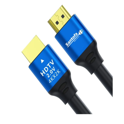 CABLE HDMI 2.0 5 METROS SANTOFA ULTRA HD 3D 4K 60HZ 2160P PVC SANTOFA ELECTRONICS S1304 - 1