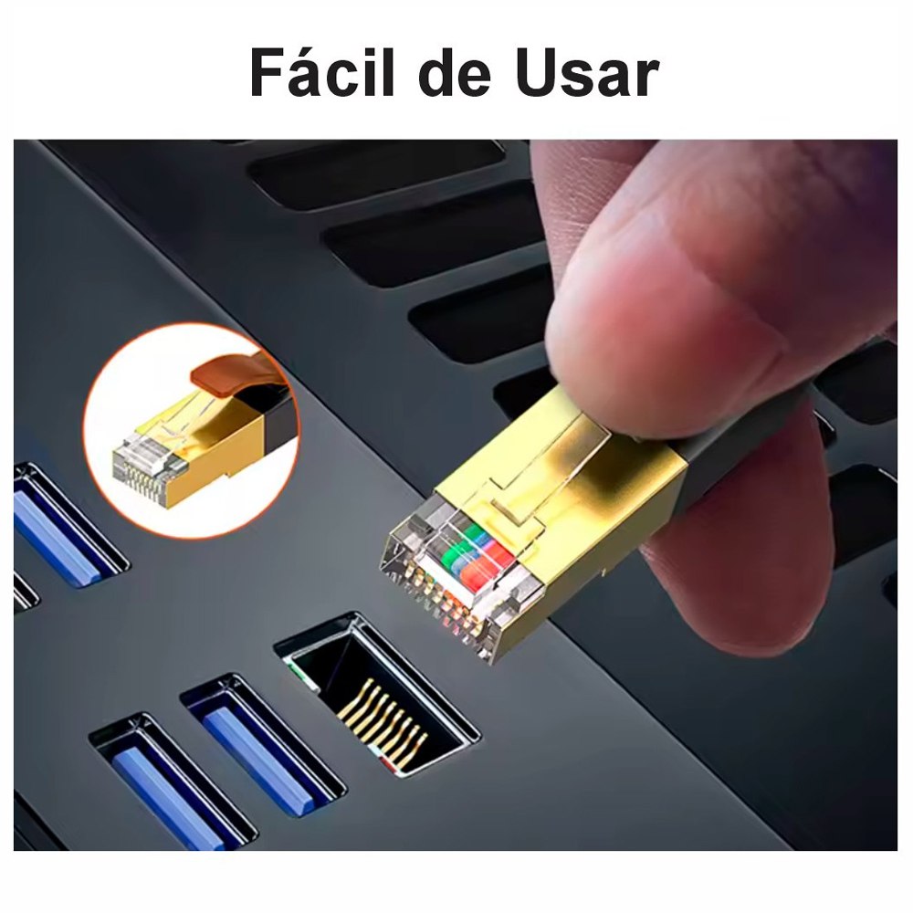 CABLE USB TIPO C A RJ45 NETCOM RS232 CONSOLA ETHERNET RED 1.80 METROS SANTOFA ELECTRONICS S1954 - 6