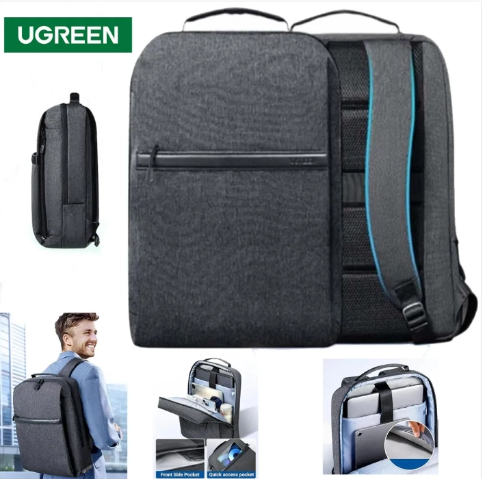 MOCHILA PARA PORTÁTIL UGREEN MULTIBOLSILLO CONTRA AGUA SANTOFA ELECTRONICS S1819 - 3