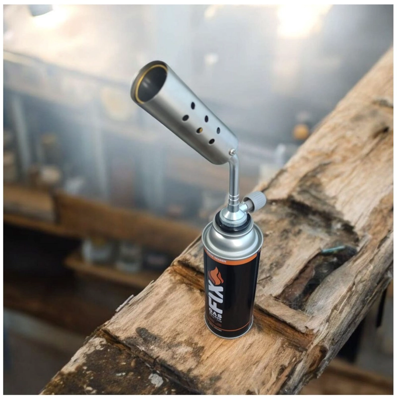 MINI SOPLETE PORTÁTIL FIX PARA COCINA CAMPING FERRETERIA ADAPTABLE CON GAS BUTANO SANTOFA ELECTRONICS S1978 - 6