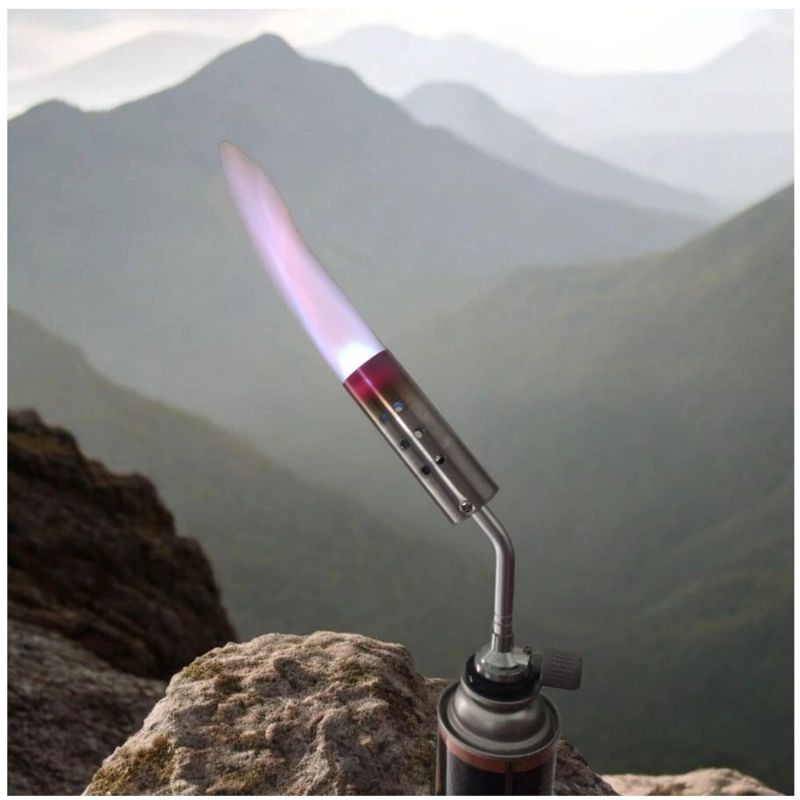 MINI SOPLETE PORTÁTIL FIX PARA COCINA CAMPING FERRETERIA ADAPTABLE CON GAS BUTANO SANTOFA ELECTRONICS S1978 - 7