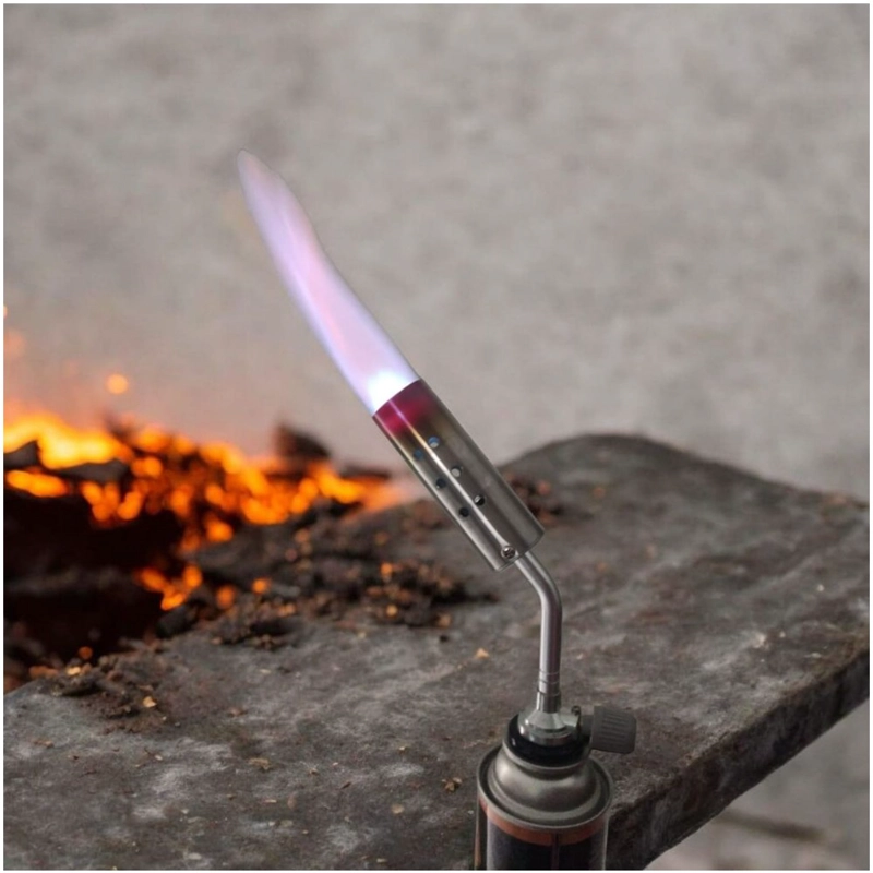 MINI SOPLETE PORTÁTIL FIX PARA COCINA CAMPING FERRETERIA ADAPTABLE CON GAS BUTANO SANTOFA ELECTRONICS S1978 - 9