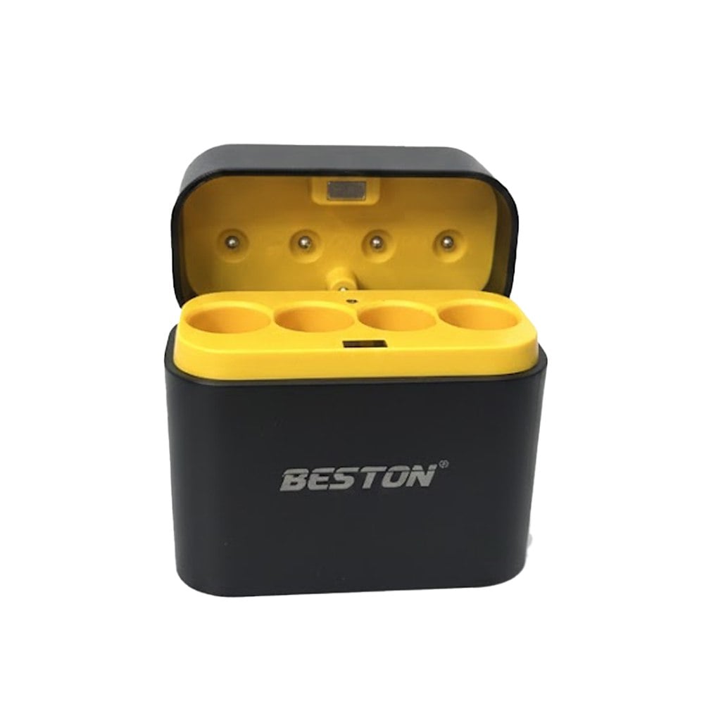 CARGADOR INTELIGENTE DE PILAS BATERÍAS RECARGABLES 4 PUESTOS AA M7035 SANTOFA ELECTRONICS S1994 - 2