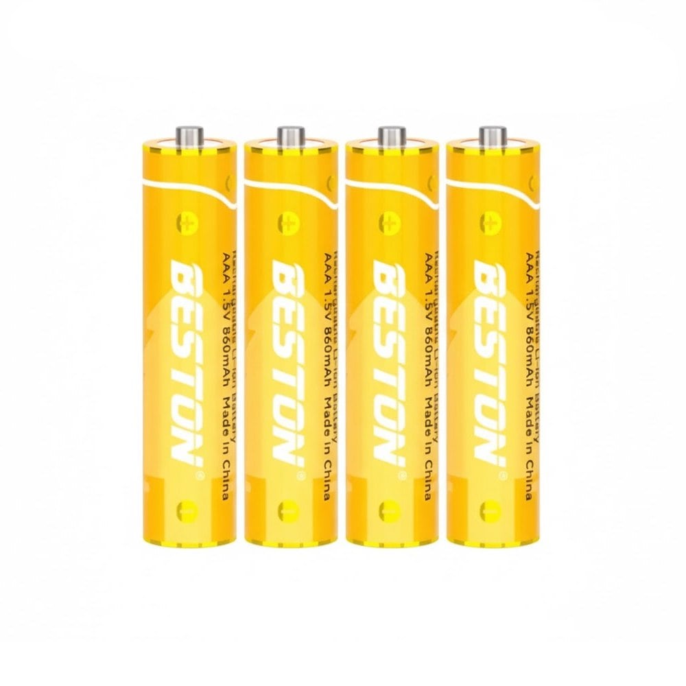 4 BATERIAS DE LITIO RECARGABLE AAA PILA 1.5V 860MAH BESTON AAA1000 SANTOFA ELECTRONICS S1992 - 3