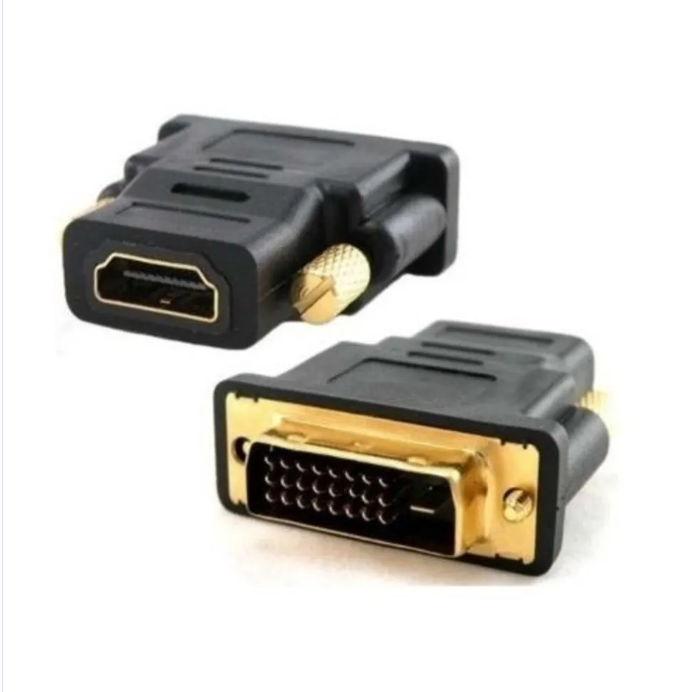 ADAPTADOR CONVERTIDOR DVI MACHO 24 + 1 A HDMI HEMBRA S0635 - 1