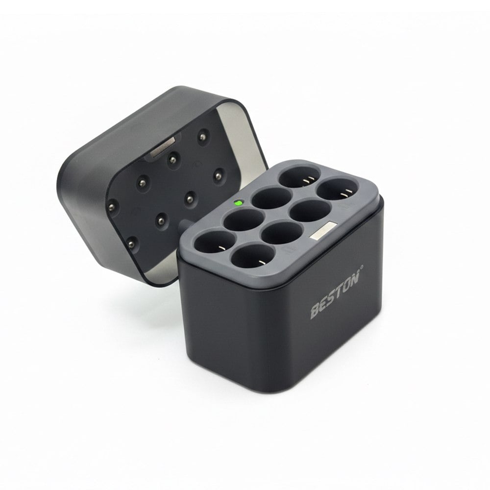CARGADOR PILAS AA 8 PUESTOS BESTON HÍBRIDO NIMH LI-ION SANTOFA ELECTRONICS S2001 - 6