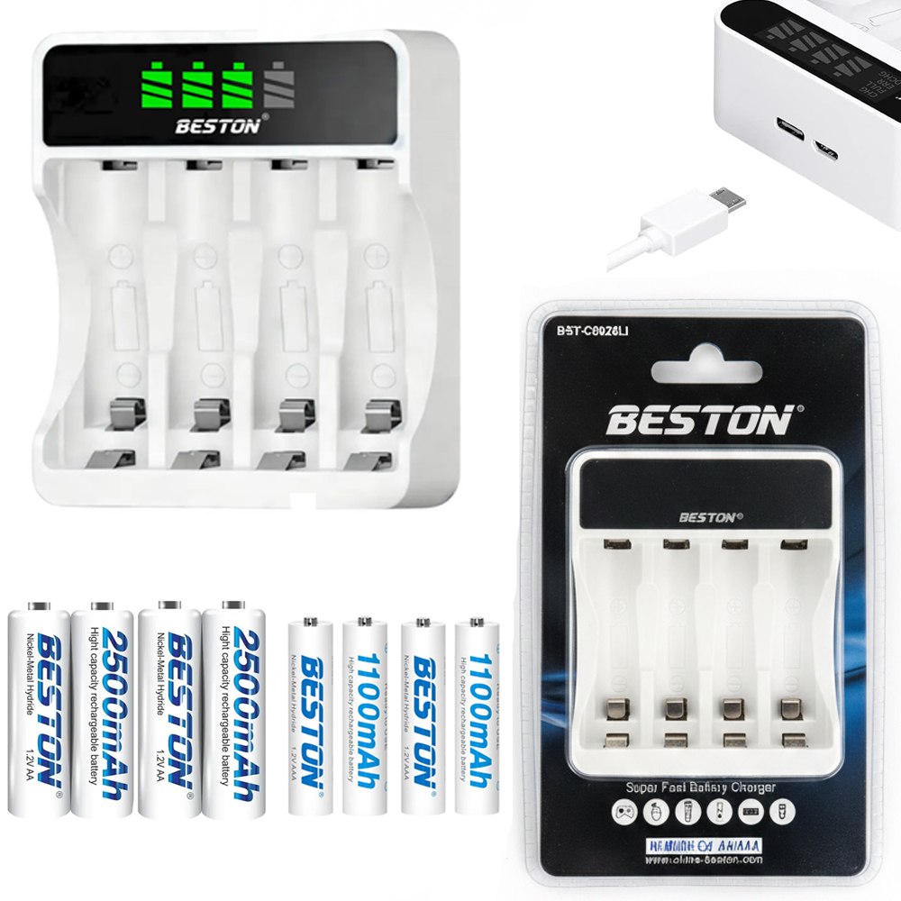 CARGADOR INTELIGENTE+4PILAS AA/4PILAS AAA NI-HM PANTALLA LCD
SANTOFA ELECTRONICS S2007 - 2