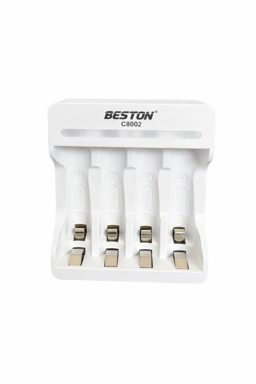CARGADOR INTELIGENTE DE PILAS AA Y AAA NI-MH 4 PUESTOS C8002 SANTOFA ELECTRONICS S2018 - 1