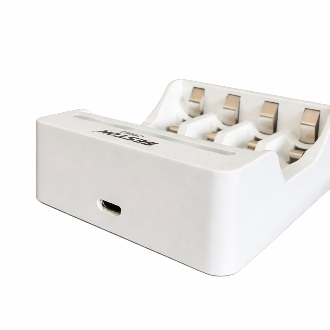 KIT CARGADOR INTELIGENTE DE PILAS + 4AA NI-MH 4 PUESTOS SANTOFA ELECTRONICS S2020 - 3