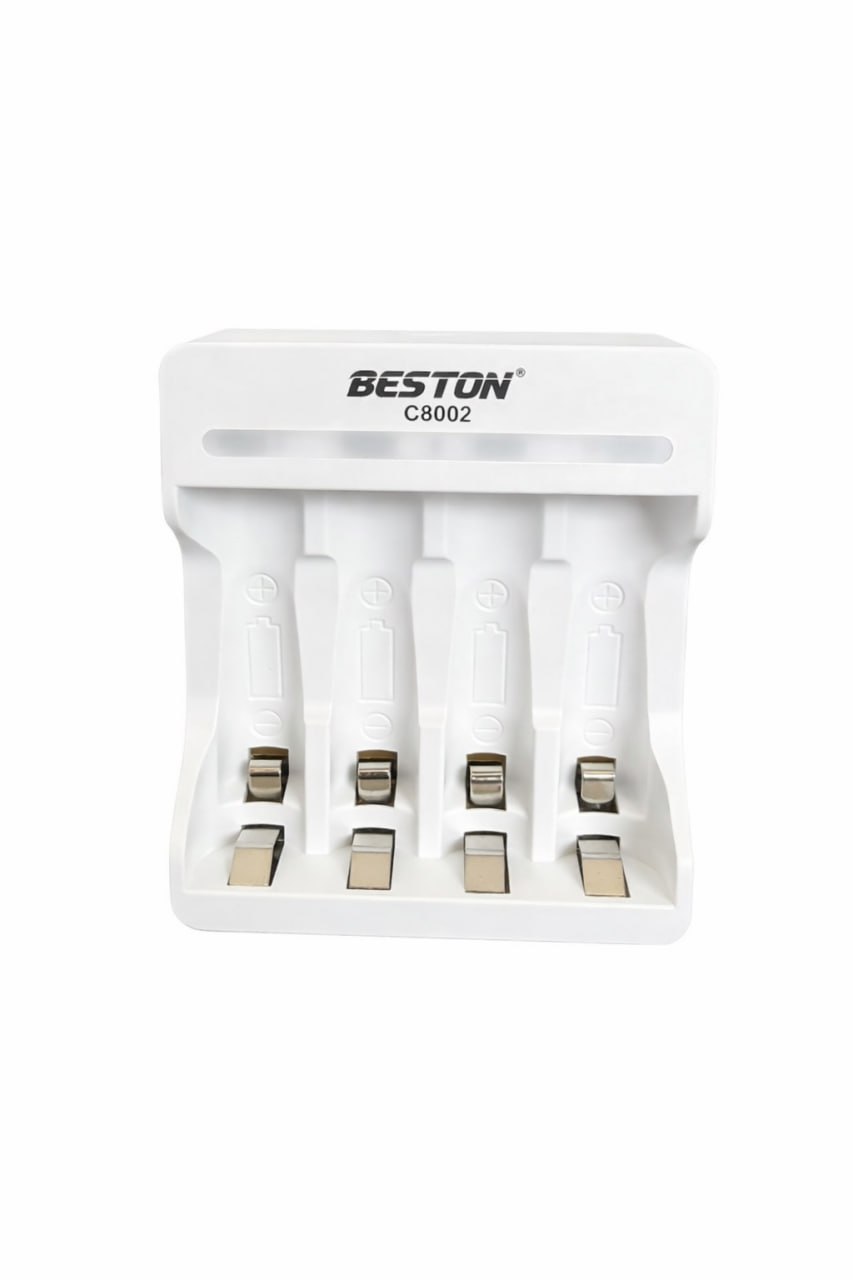 KIT CARGADOR INTELIGENTE DE PILAS 2 AA + 2 AAA NI-MH 4 PUESTOS SANTOFA ELECTRONICS S2022 - 1