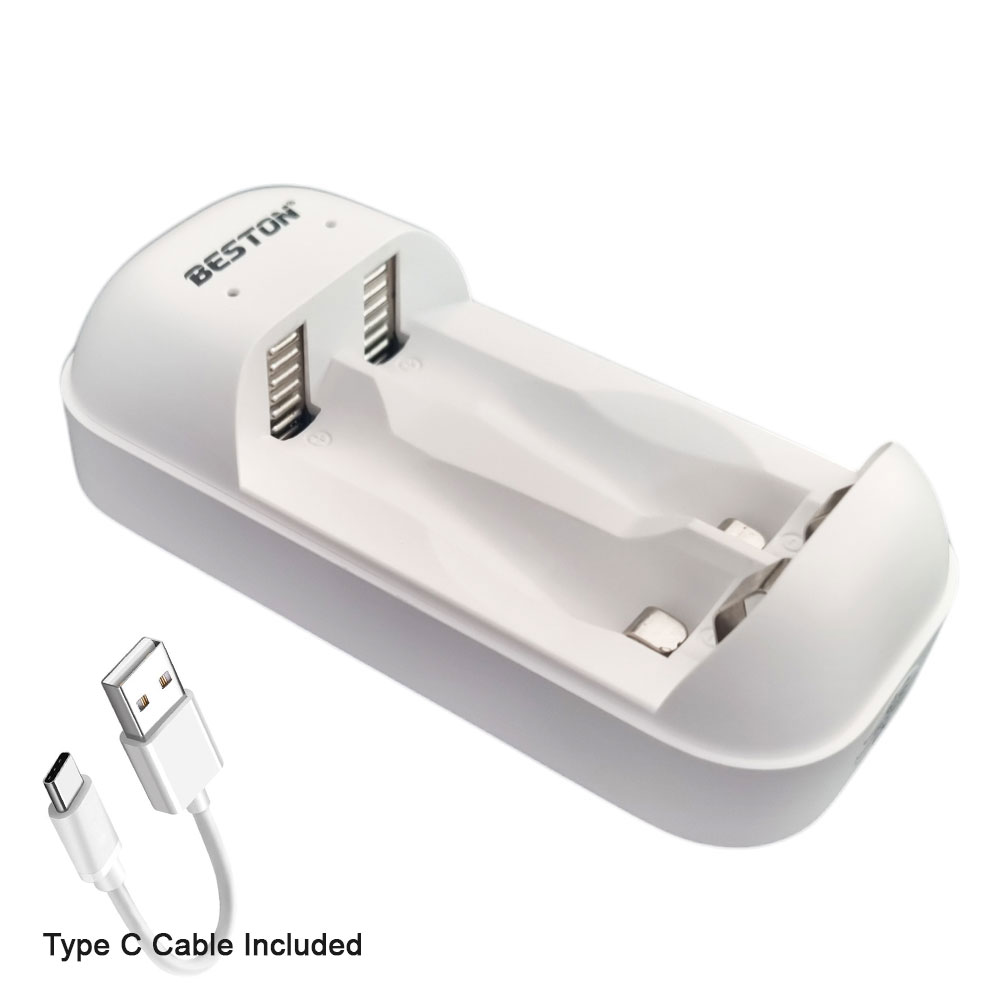 CARGADOR INTELIGENTE DE PILAS NI-MH 2 PUESTOS AA Y AAA SANTOFA ELECTRONICS S2023 - 2