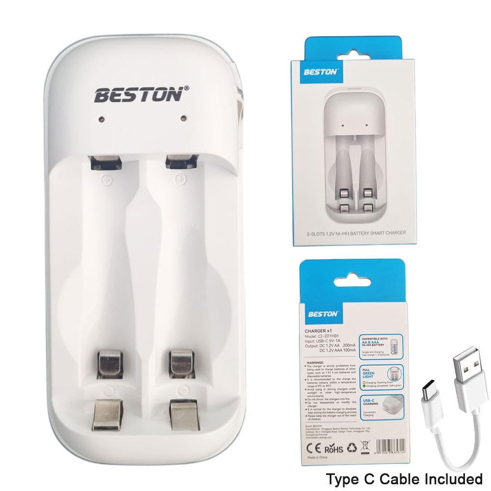 CARGADOR INTELIGENTE DE PILAS NI-MH 2 PUESTOS AA Y AAA SANTOFA ELECTRONICS S2023 - 3