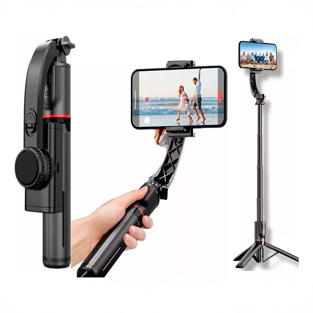 SELFIE STICK TRÍPODE INTELIGENTE CON ESTABILIZADOR AI Y CONTROL BLUETOOTH SANTOFA ELECTRONICS S2029 - 3