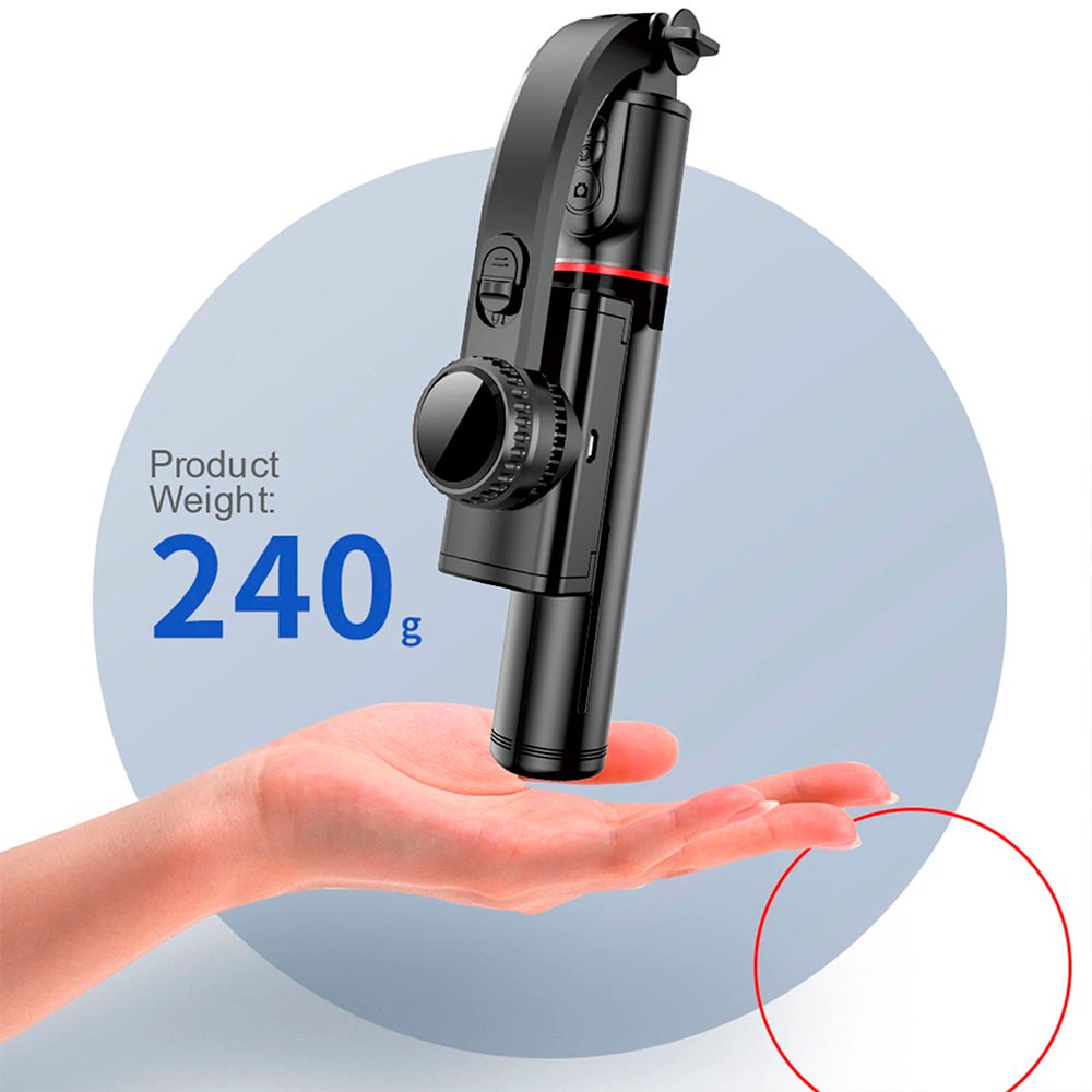 SELFIE STICK TRÍPODE INTELIGENTE CON ESTABILIZADOR AI Y CONTROL BLUETOOTH SANTOFA ELECTRONICS S2029 - 4