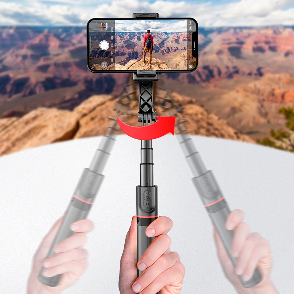 SELFIE STICK TRÍPODE INTELIGENTE CON ESTABILIZADOR AI Y CONTROL BLUETOOTH SANTOFA ELECTRONICS S2029 - 7