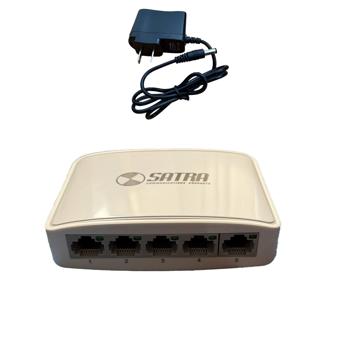 SWITCH ETHERNET 5 PUERTOS 10/100 MBPS SATRA AUTO MDI/MDIX SANTOFA ELECTROONICS S2032 - 2