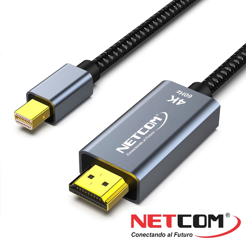 CABLE ADAPTADOR MINI DISPLAYPORT A HDMI DE 1.80 METROS NETCOM SATOFA ELECTRONICS S1402 - 1