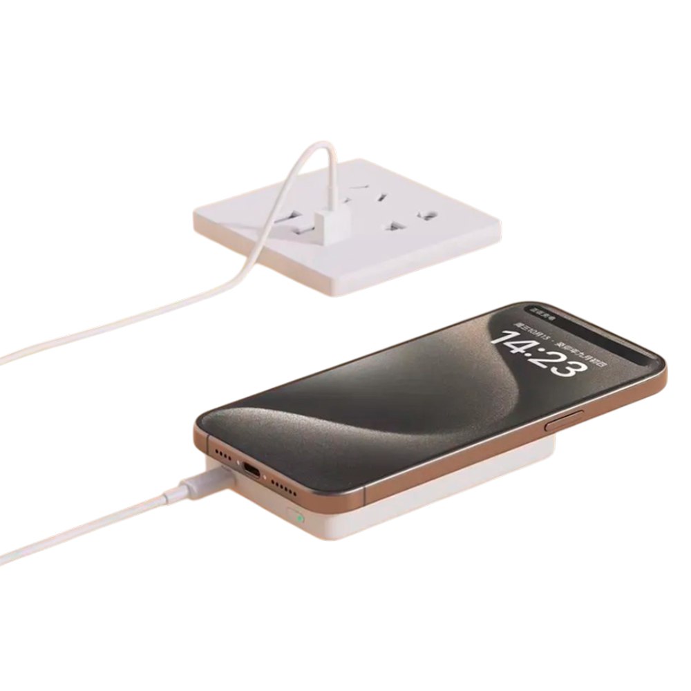 POWER BANK MAGNÉTICO XIAOMI 5000MAH CARGA INALÁMBRICA 7.5W USB-C S2040 SATOFA ELECTRONICS - 4