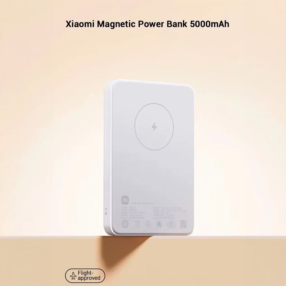 POWER BANK MAGNÉTICO XIAOMI 5000MAH CARGA INALÁMBRICA 7.5W USB-C S2040 SATOFA ELECTRONICS - 7