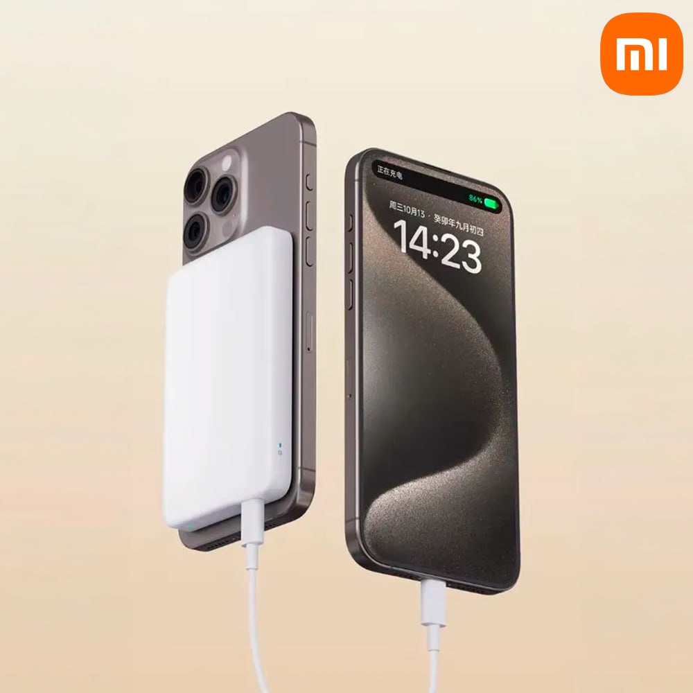 POWER BANK MAGNÉTICO XIAOMI 5000MAH CARGA INALÁMBRICA 7.5W USB-C S2040 SATOFA ELECTRONICS - 8