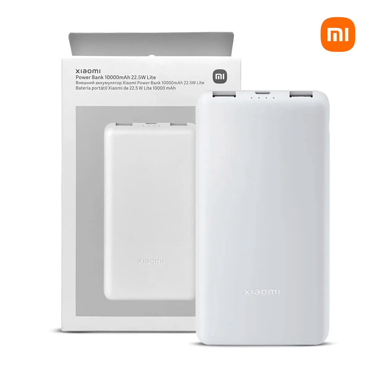 POWER BANK XIAOMI LITE 10000MAH 22.5W CARGA RÁPIDA TRIPLE PUERTO SANTOFA ELECTRONICS S2041 - 2