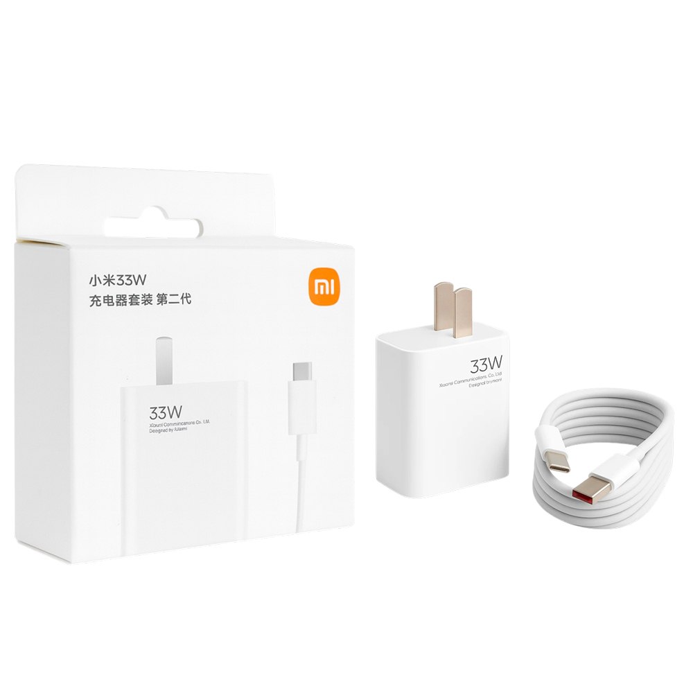 CARGADOR XIAOMI 33W CARGA RÁPIDA USB-A A USB-C SAANTOFA ELECTRONICS S2043 - 3