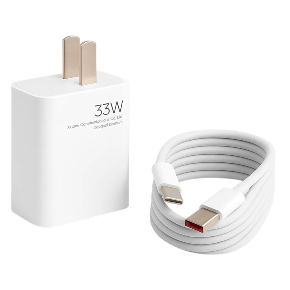 CARGADOR XIAOMI 33W CARGA RÁPIDA USB-A A USB-C SAANTOFA ELECTRONICS S2043 - 5