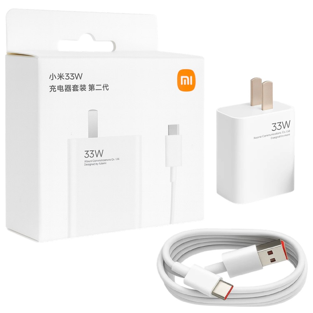 CARGADOR XIAOMI 33W CARGA RÁPIDA USB-A A USB-C SAANTOFA ELECTRONICS S2043 - 6