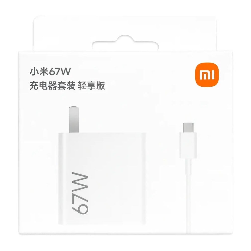 CARGADOR XIAOMI 67W TURBO CHARGE CABLE USB-A A USB-C ADAPTADOR DE CARGA RÁPIDA SANTOFA ELECTRONICS S2044 - 3