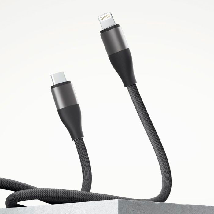 CABLE TIPO C A LIGHTNING XIAOMI CARGA RÁPIDA TRANSFERENCIA DE DATOS SANTOFA ELECTRONICS S2050 - 3