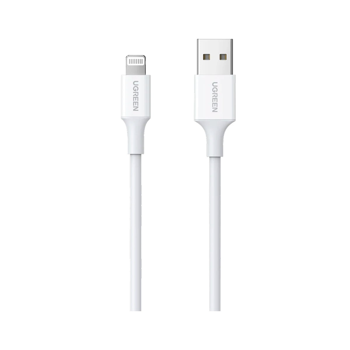 CABLE UGREEN USB-A A LIGHTNING 1 METRO CARGA RÁPIDA DATOS IPHONE SANTOFA ELECTRONICS S2052 - 1