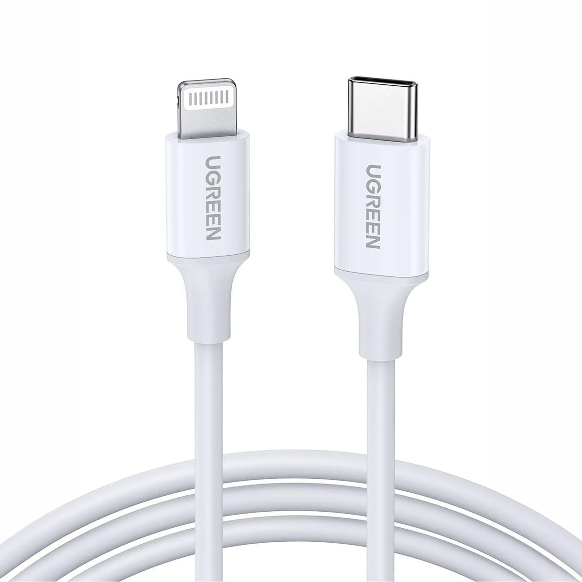 CABLE UGREEN TIPO C A LIGHTNING 1 METRO CARGA RÁPIDA PD 60W IPHONE SANTOFA ELECTRONICS S2053 - 1