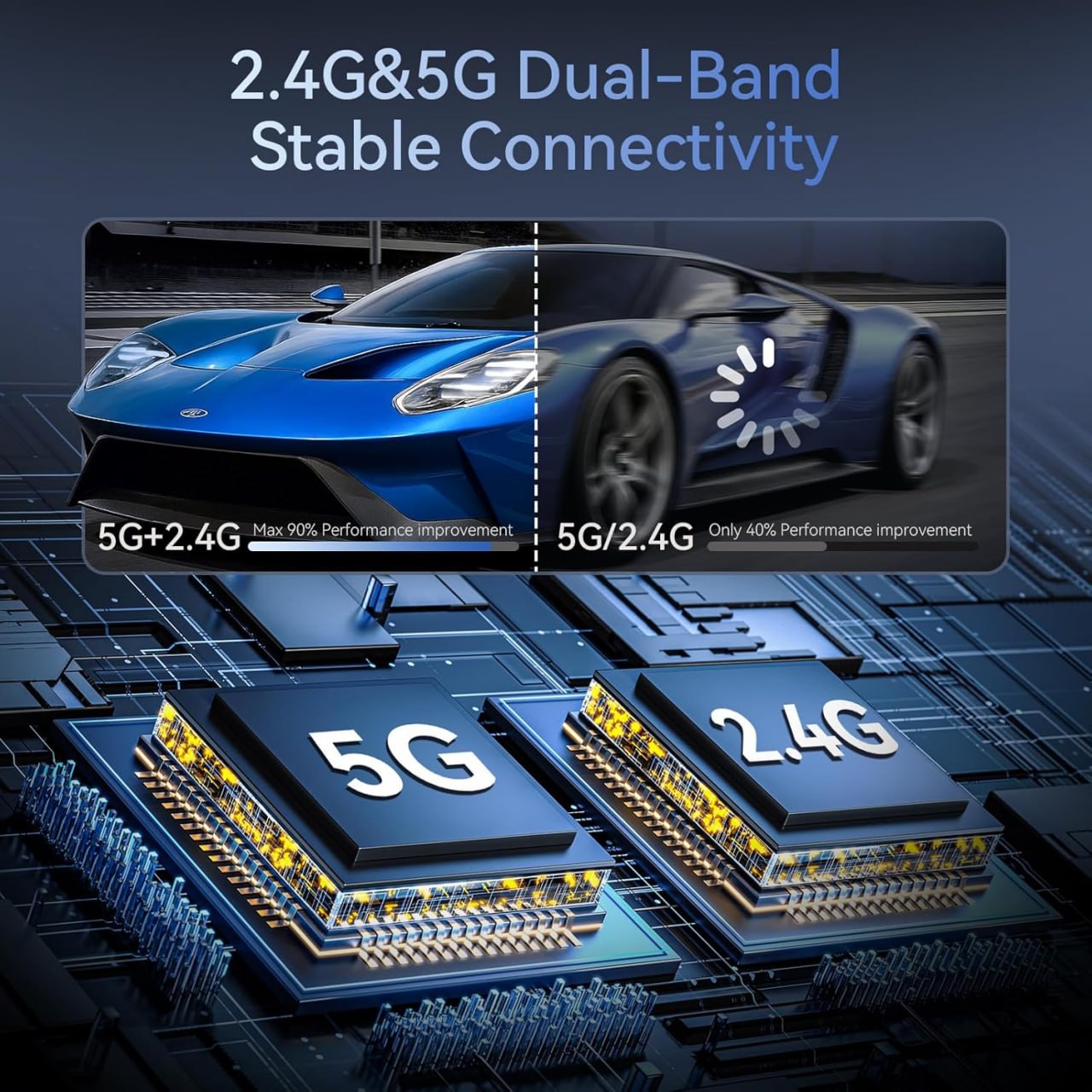 EXTENSOR HDMI INALÁMBRICO 50M 4K TX RX 1080P PLUG Y PLAY LED SANTOFA ELECTRONICS S2064 - 10