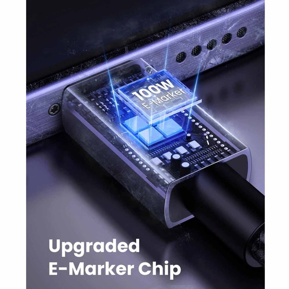CABLE USB-C A USB-C UGREEN 100W CARGA RÁPIDA PD 3.1 2 METROS SANTOFA ELECTRONICS S1247 - 7