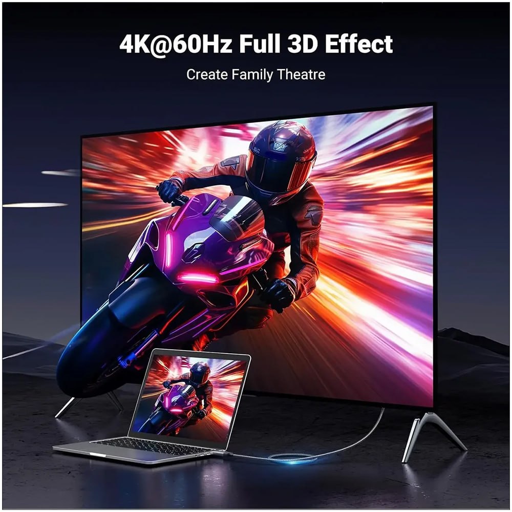 CABLE ACTIVO DISPLAYPORT A HDMI 4K@60HZ HDR UGREEN 3 METROS SANTOFA ELECTRONICS S2084 - 9