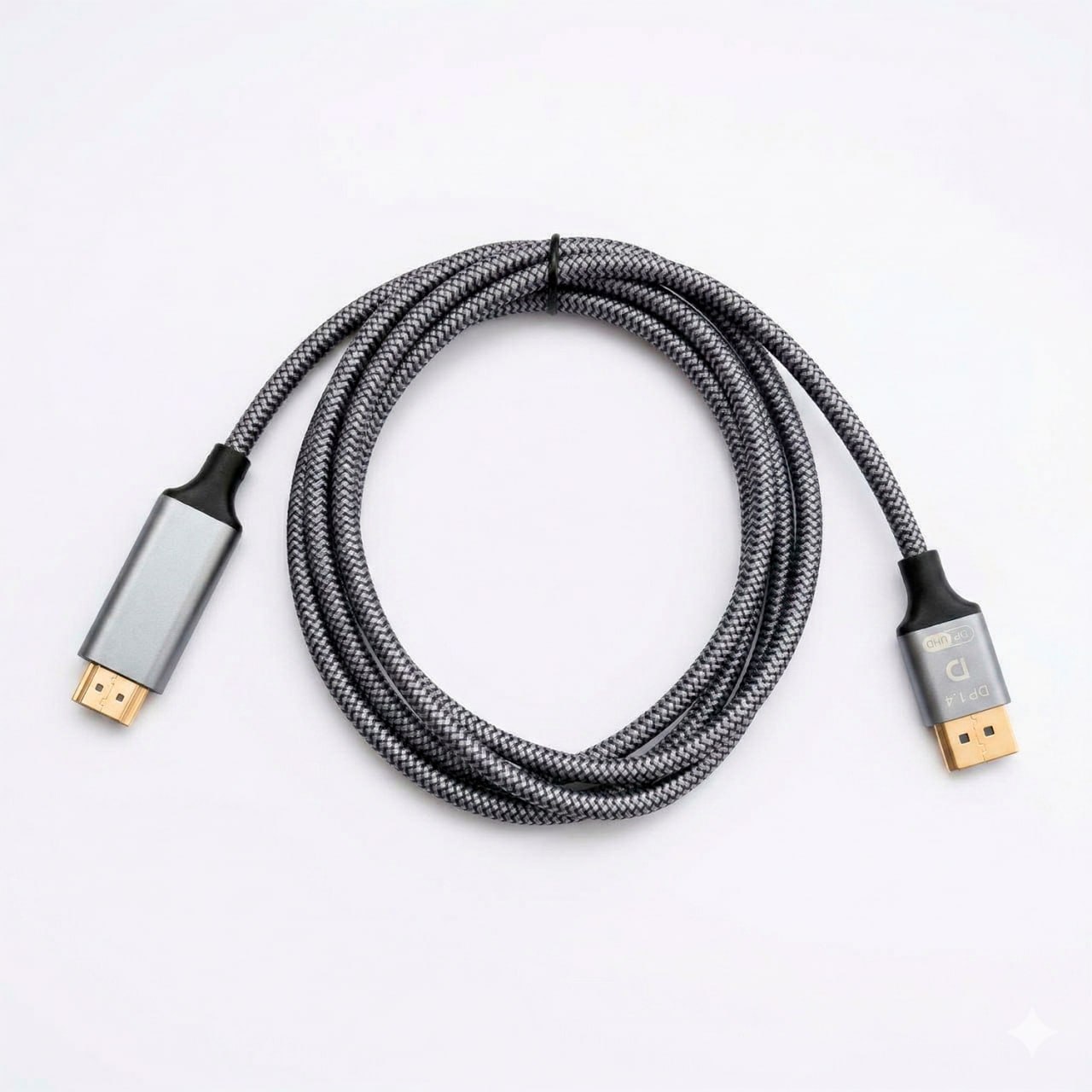 CABLE CONVERTIDOR DISPLAYPORT A HDMI 8K ULTRA HD TRENZADO 2 METROS S2086 - 2